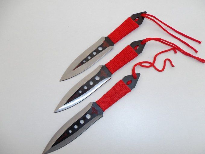 Couteau de LANCER Rouge