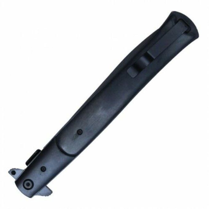 Couteau Pliant automatique Big Boy Stiletto Noir Eben Lame de 14.5 cm
