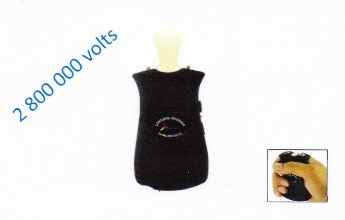 Electrochoc shocker "" CONCORDE DEFENDER ""  2 800 000 Volts