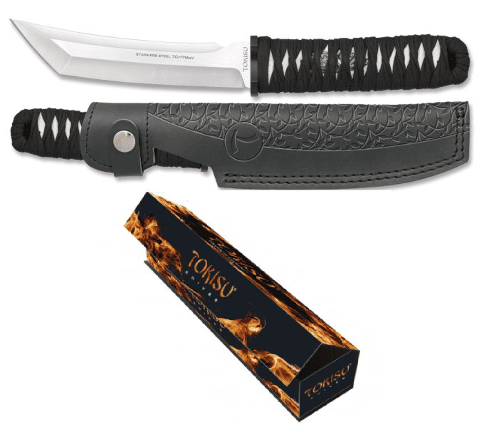 Poignard Hattori tactique lame Tanto  de 15.30 cm « TOKISU »