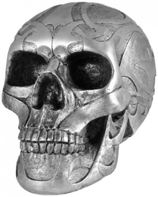 Crâne tête de mort CELTIQUE