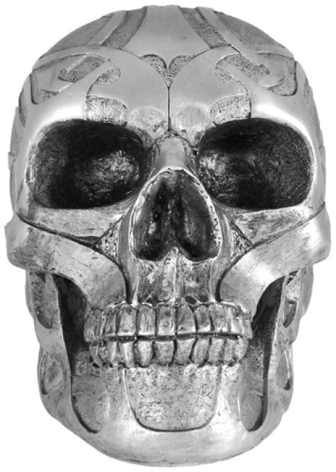 Crâne tête de mort CELTIQUE