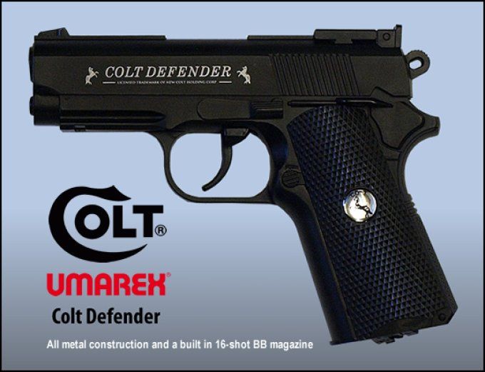Pistolet à billes acier COLT DEFENDER Fullmétal