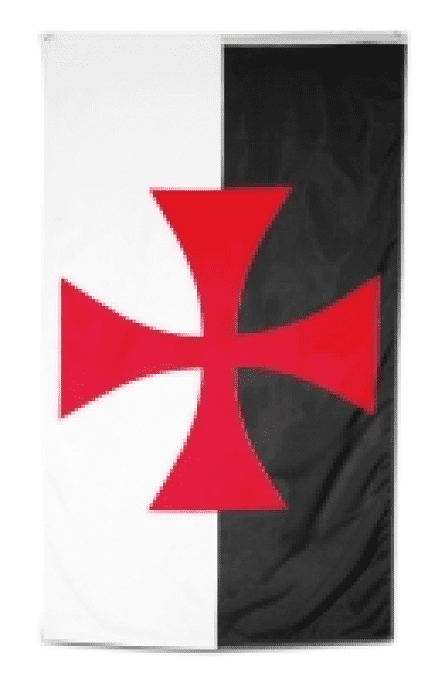 Drapeau templier Beaucent
