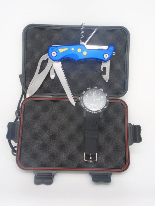 Coffret de survie Couteau Multifonction