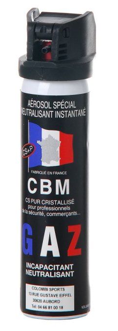 Bombe Anti-Agression GAZ CS  75 ml