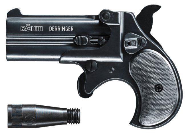 Pistolet Derringer Bronze 9 mm ROHM