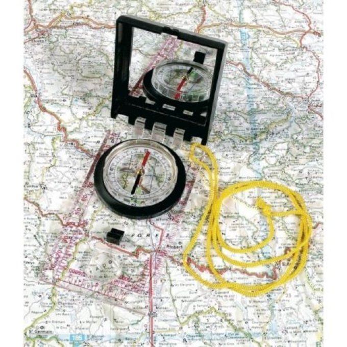 Boussole Scout de Carte avec Règle et loupe - BARBARIC   