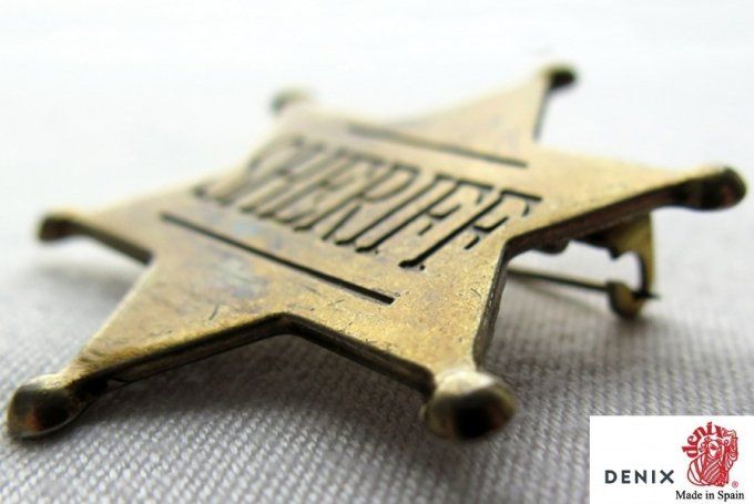 Etoile Sheriff 4.5 cm 6 pointes