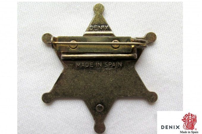 Etoile Sheriff 4.5 cm 6 pointes