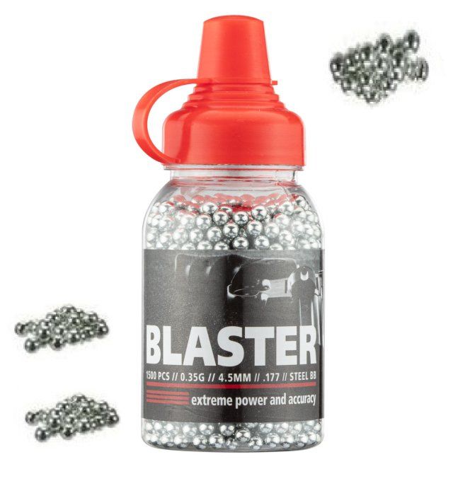 Biberon de 1500 BILLES Acier  de Cal. 4.5 mm   