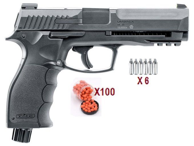 Pack Pistolet  HDP50 + 100 Billes + 6 x co2 12 gr