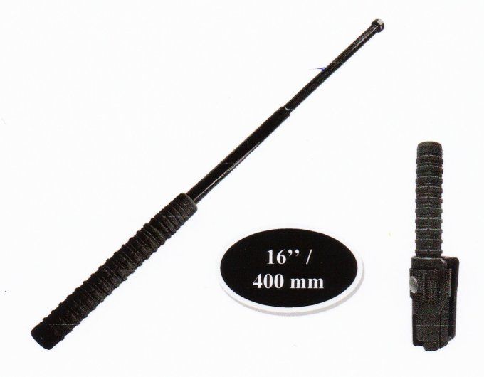 MATRAQUE TELESCOPIQUE de Défense NOIRE ( 16’’) soit 40 cm