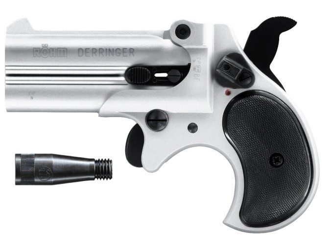 Pistolet Derringer Chrome 9 mm ROHM