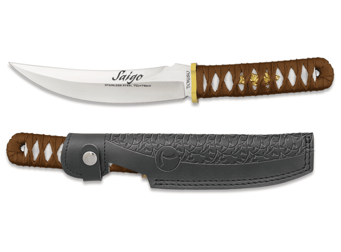 Poignard tactique lame courbe  de 17.00 cm « TOKISU »