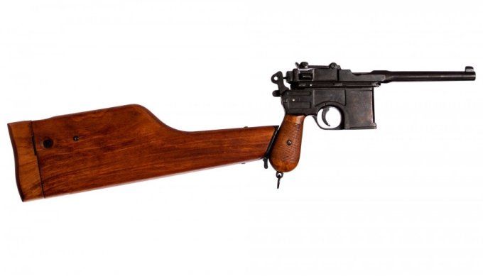 Crosse etui Mod. 96 Artilleur avec Réplique  du Pistolet  MAUSER  C96