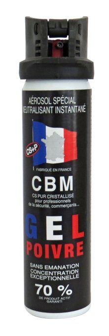 Bombe Anti-Agression GEL RED PEPPER (poivre)  75 ml