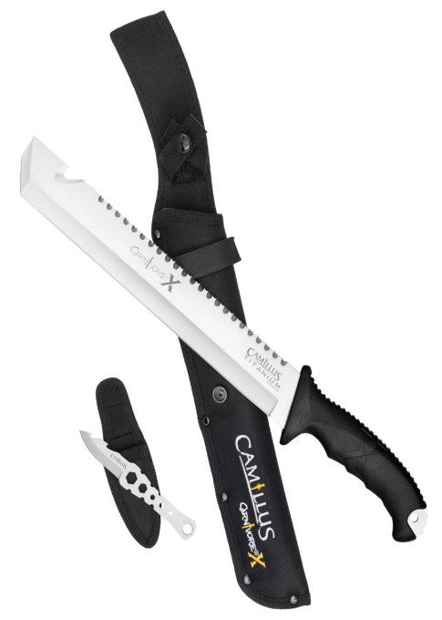 Machette Carnivore X  titanium noire