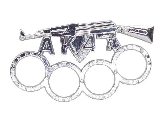 Poing Américain AK47 chrome