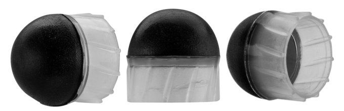 Pot de 30 Billes caoutchouc à ailettes sniper  Cal. 50