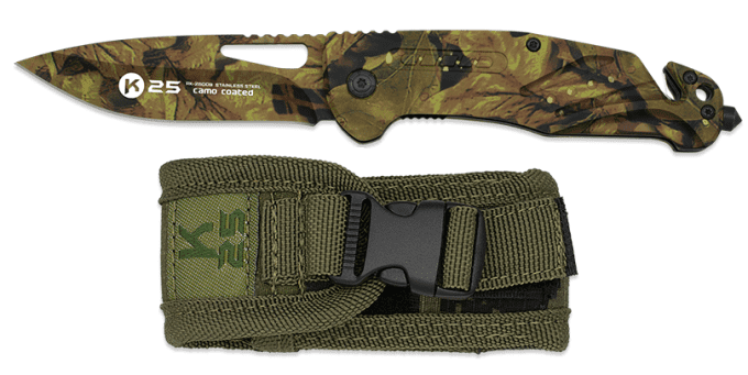 Couteau pliant camo Titanium lame de 6.70
