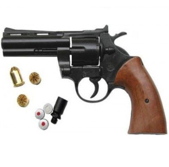 Revolver à blanc PYTHON 380 Bronze Bruni, réplique 357 Magnum