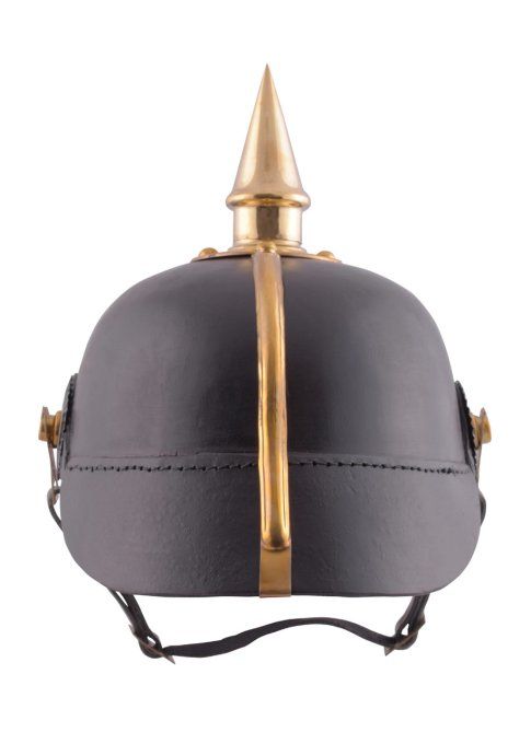 Casque à pointe d’infanterie prussienne 1889 cuir