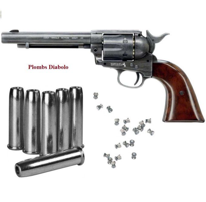 Revolver COLT S.A.A45 Finition Antique
