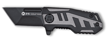 Couteau pliant tactique gris bicolor Titanium lame de 4.30