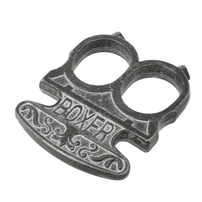 Poing Américain Boxer de Rue en  ALUMINIUM  BROSSE