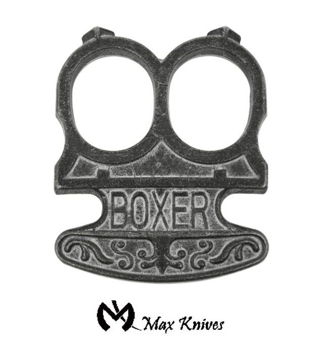 Poing Américain Boxer de Rue en  ALUMINIUM  BROSSE