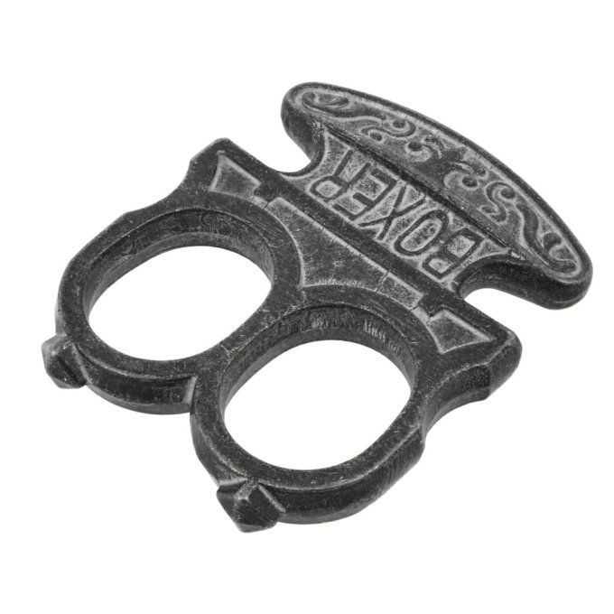 Poing Américain Boxer de Rue en  ALUMINIUM  BROSSE