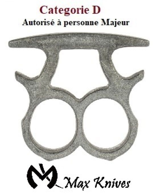 Mini  POING BAGUE 2 Doigts Aluminium