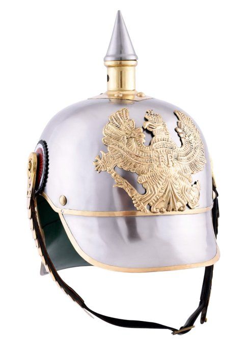 Casque à pointe de cuirassier prussienne 1889 cuir