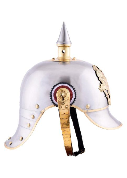 Casque à pointe de cuirassier prussienne 1889 cuir