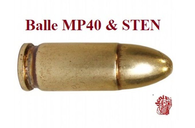 Réplique  balles  MP40 - STEN
