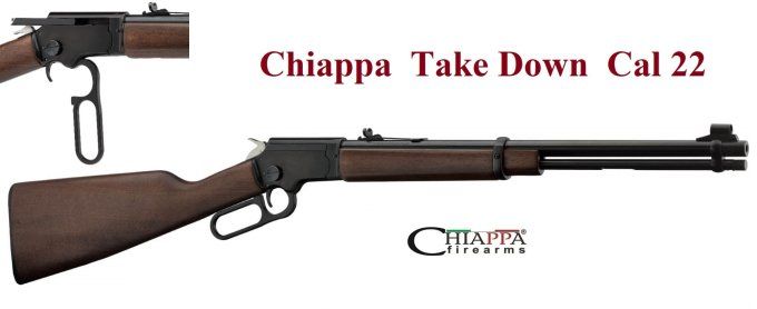 Carabine Chiappa 22 LR  Mod. Winchester à levier sous garde