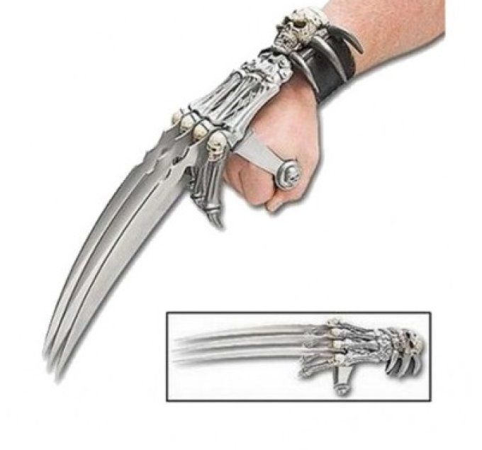 Dague  * griffes de la mort *  version Gris Argenté