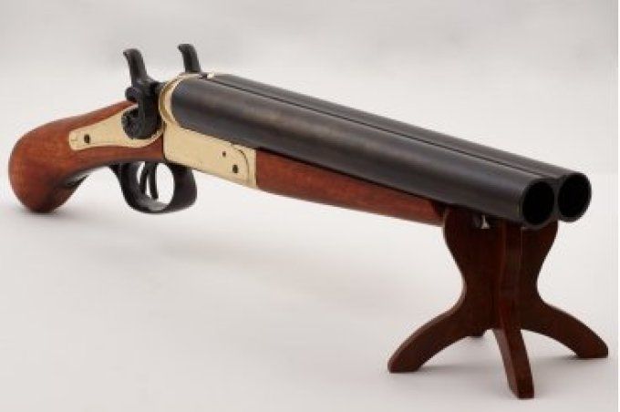 Réplique pistolet double canon USA de 1868