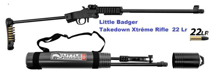 Carabine Pliante  LITTLE  BADGER  Takedown Xtrême Rifle 22 Lr