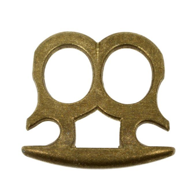 Mini  POING BAGUE 2 Doigts Laiton