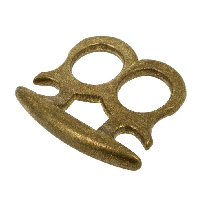 Mini  POING BAGUE 2 Doigts Laiton