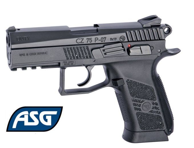 Pistolet CZ 75 P-07  Cal 4.5 Billes Acier et Co2
