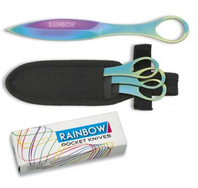 Couteaux de lancer Rainbow titan 16 cm