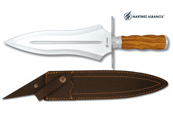 Couteau de chasse 38 cm  manche bois d’Olivier
