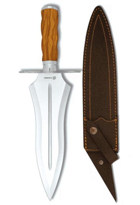 Couteau de chasse 38 cm  manche bois d’Olivier