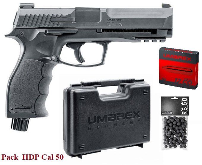 Pack Pistolet  HDP50 / Co2 Cal 50