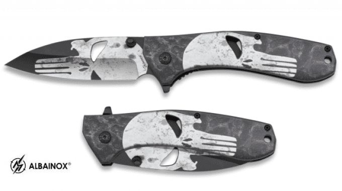 Couteau pliant Punisher lame de 9 cm