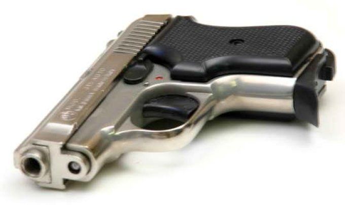 Pistolet à blanc 315 AUTO Chrome (Réplique) Bruni