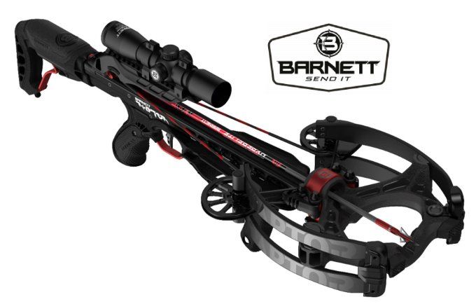 Arbalète Barnett Hyper Raptor 205 LBS + Lunette + Traits